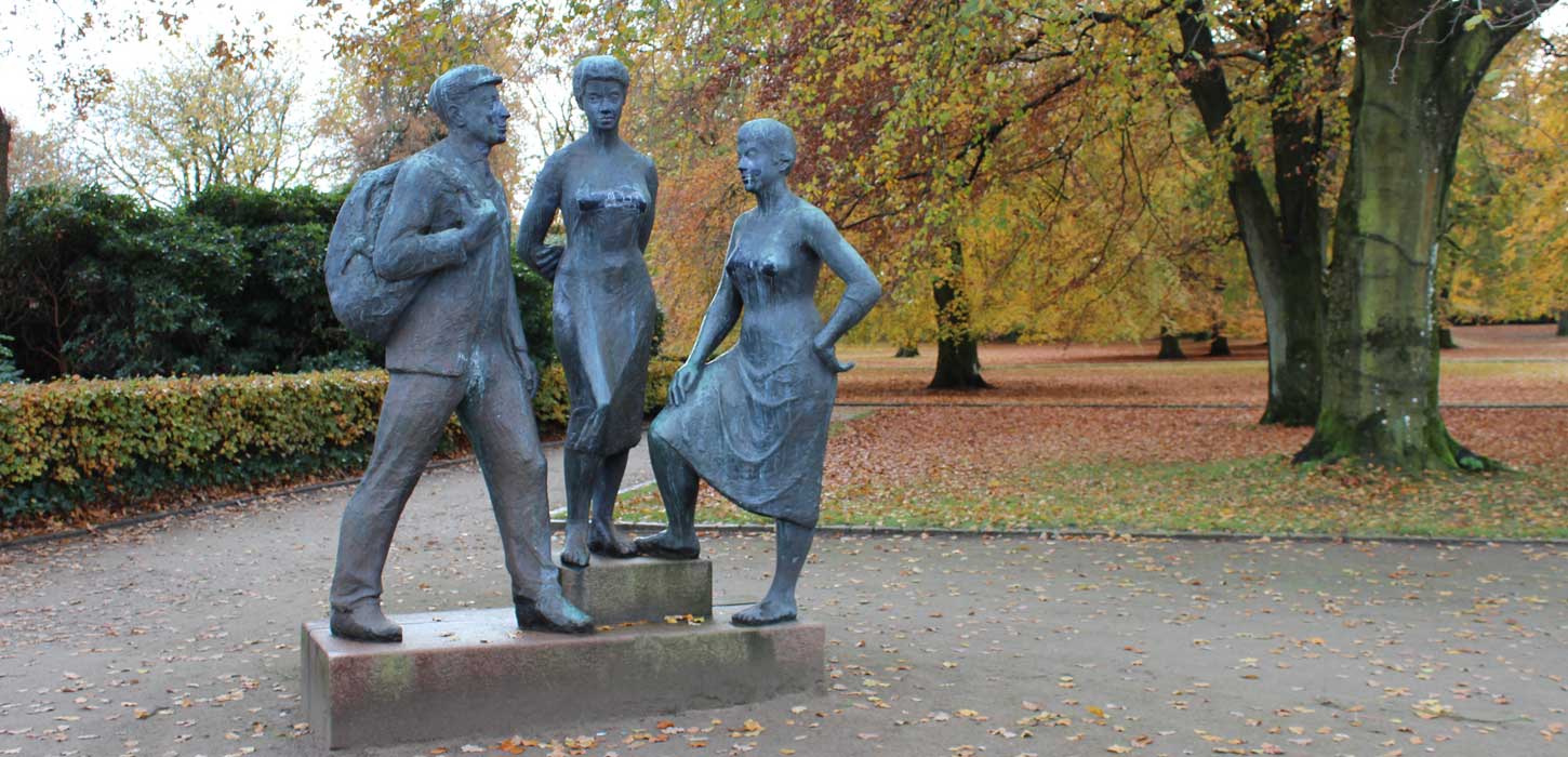 Skulptur Uldjyderne