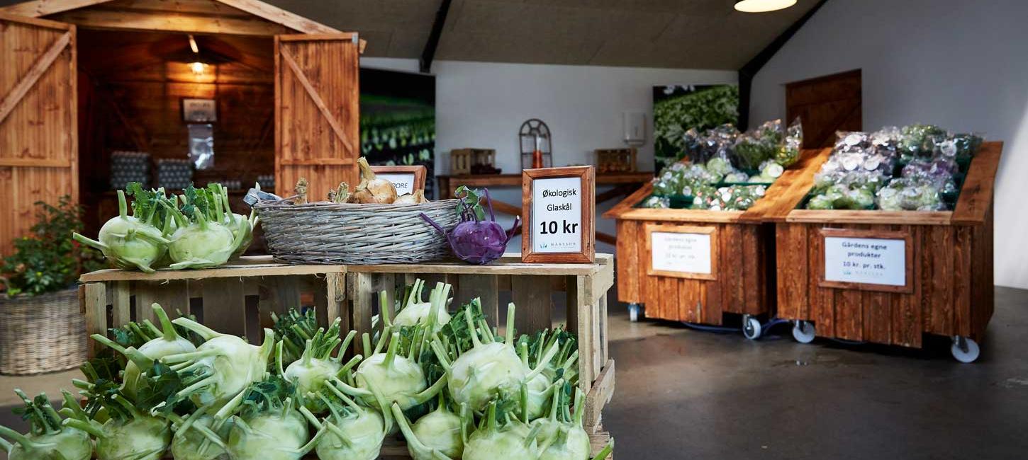 Farm shop at Axel Maansson A/S 
