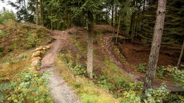 Mountainbikerute i Skelhøje Plantage