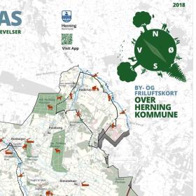 City- and outdoor map Herning 